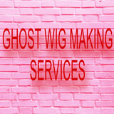 Ghost Wig Making